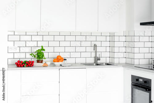 Modern kitchen interior