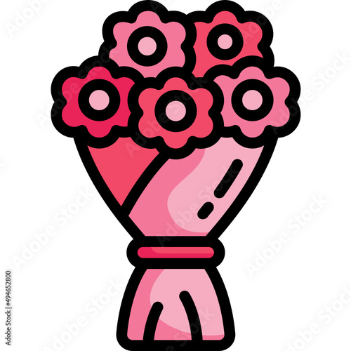 bouquet Two Tone icon