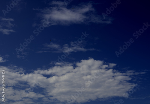 blue sky with white clouds © Chosita