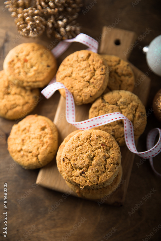 Traditional homemade festive oatmeal cookies Traditional homemade festive oatmeal cookies