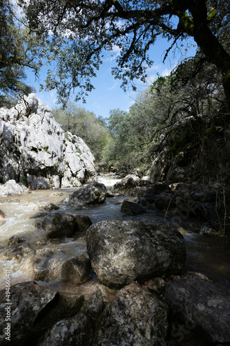 Rio con puene romano photo