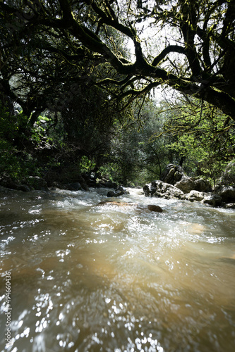 Rio con puene romano photo