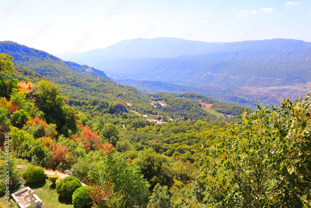 Landscape near Ostrog monastery, Montenegro