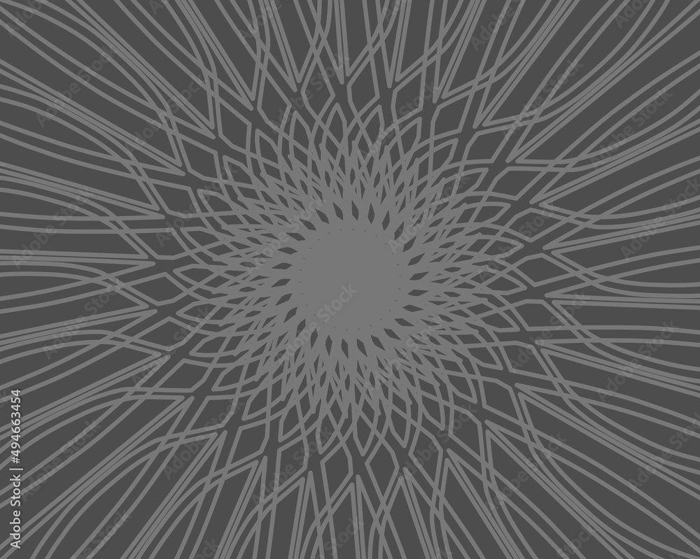 Fototapeta premium Abstract geometry of modern art. floral kaleidoscope traditional design.