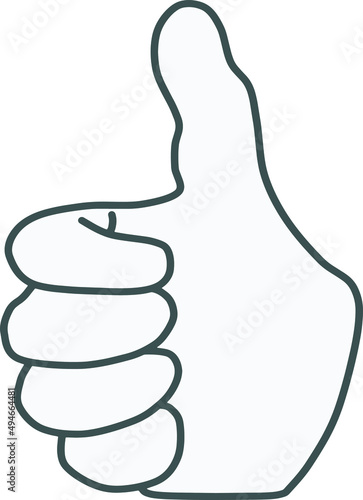 Clip art of Good's hand sign
