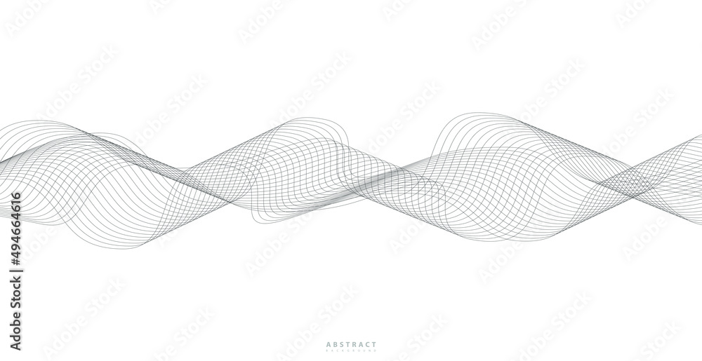 Abstract wavy stripe. Wave line art, Curved smooth design. Vector illustration EPS 10. Abstract wavy stripe. Wave line art, Curved smooth design. Vector illustration EPS 10.