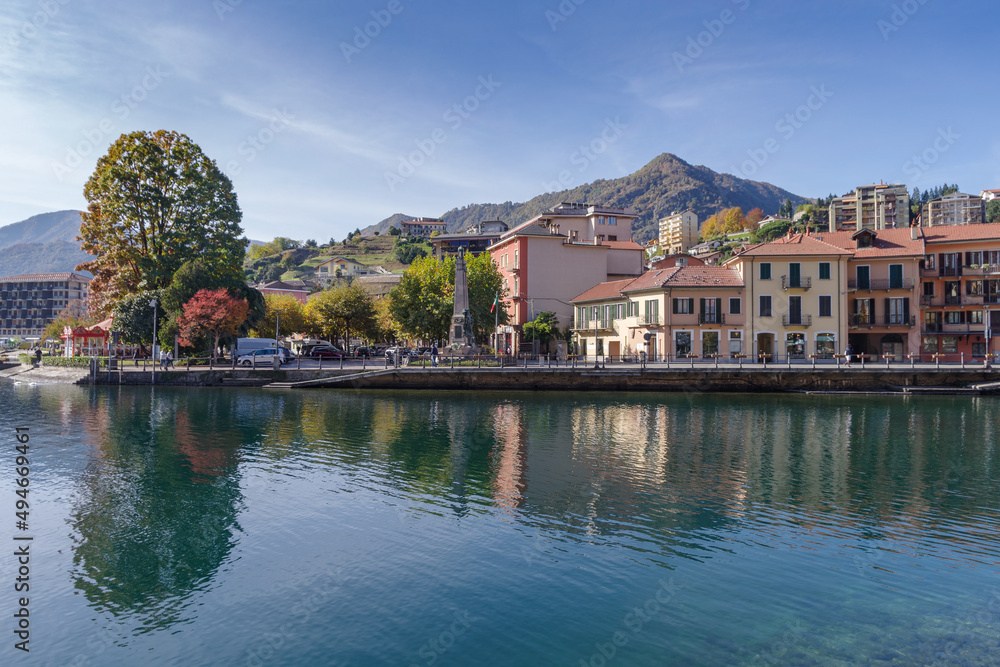 Fototapeta premium Omegna, Italy, Orta Lake