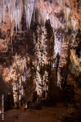 cave interior in leon, spain