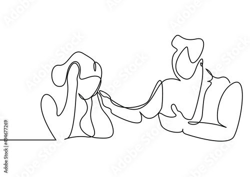 a supportive person talking to her helping a very sad unhappy woman