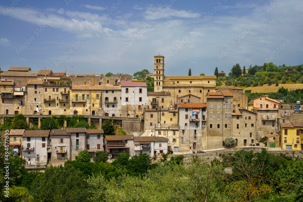Tarano, old village in Rieti province, Italy