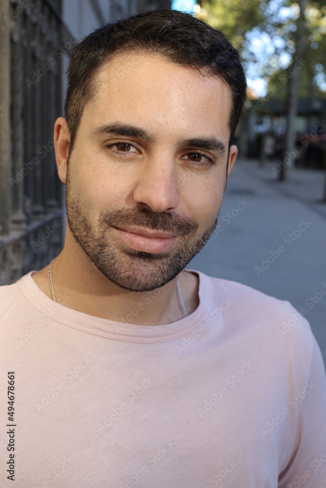 Handsome man with a beard Handsome man with a beard