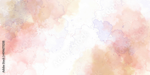 abstract watercolor hand painted background watercolor and design watercolor picture painting illustration background. Pale grunge red, pink and yellow shades grunge watercolor background