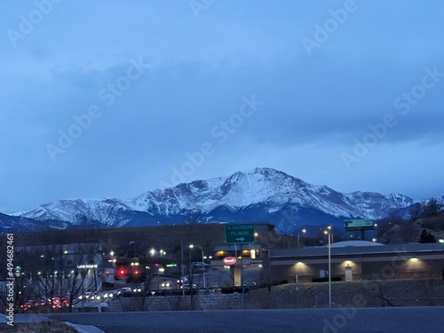 Obraz na plátně winter in the mountains