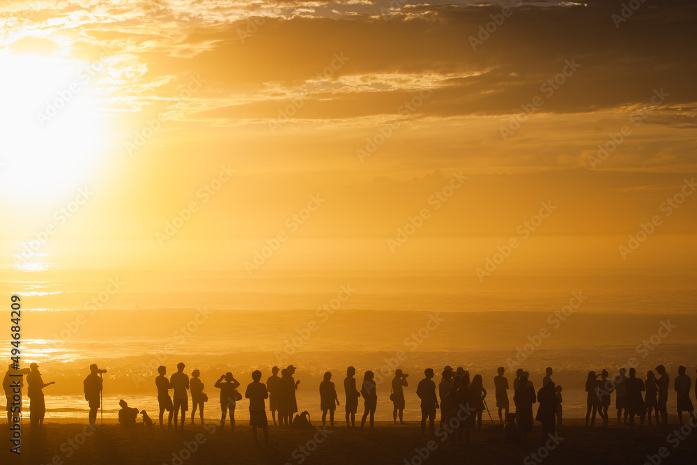 People standing at the beach People standing at the beach