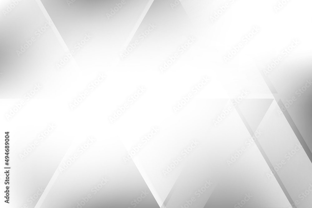 Abstract white and gray color, modern design background with geometric shape. Vector illustration.	