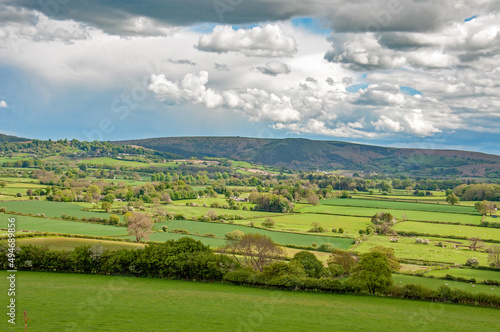 Radnor hills in Wales. photo