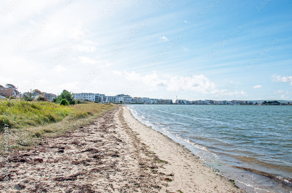 Poole harbour in Dorset in the summertime. Poole harbour in Dorset in the summertime.