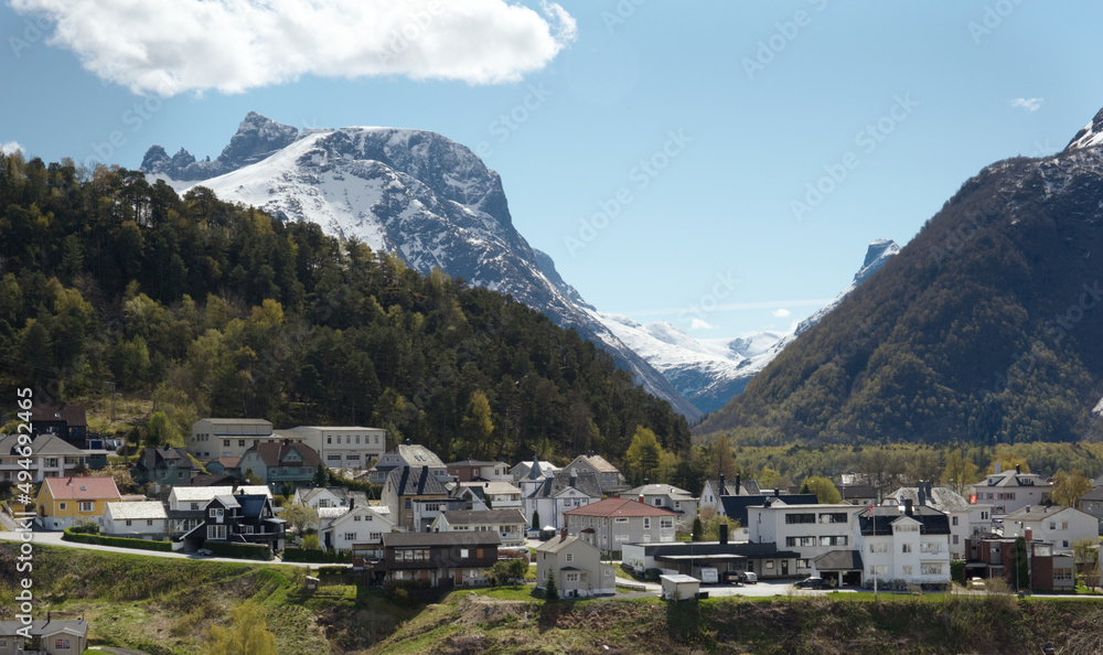 The Town of Andalsnes, Norway
