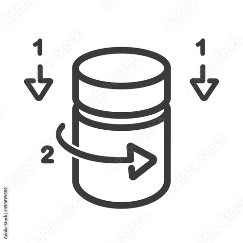 Pill bottles opening method. Baby Proof Container. Lock opening instruction. 