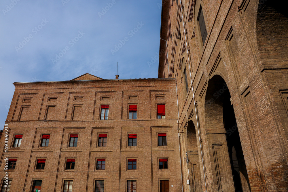 Palazzo della Pilotta, Pilotta Palace, is a vast complex of buildings housing the Farnese Theater and the National Gallery.