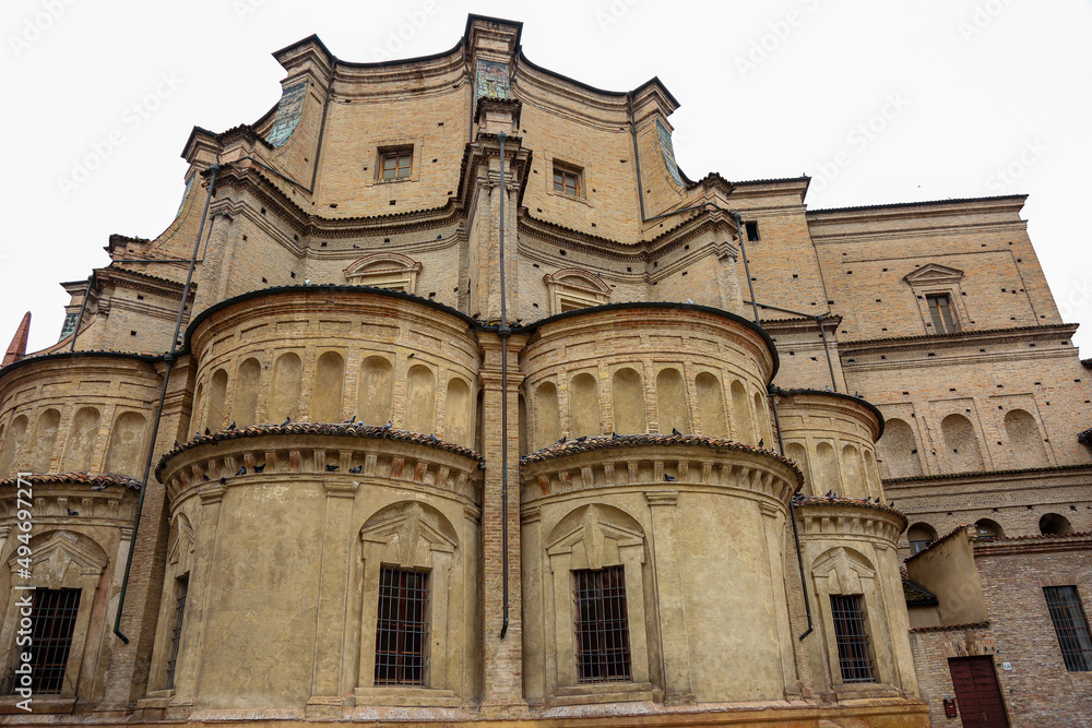 Fototapeta premium The Santissima Annunziata church in Parma, Emilia-Romagna, Italy