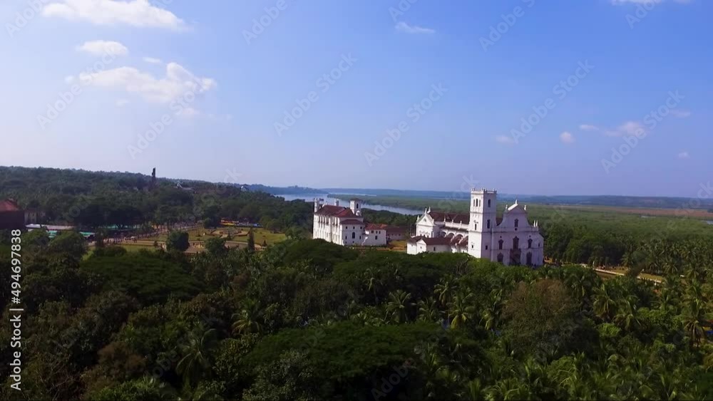 A shot of feast happening in Old Goa, India. A shot of feast happening in Old Goa, India.