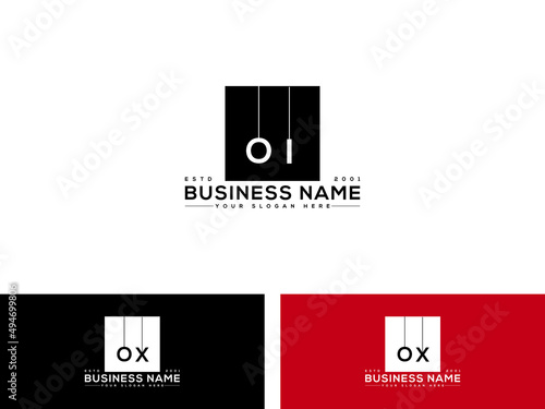 Creative OI Logo, Letter Oi o&i Square Logo Icon Vector With Colorful Background