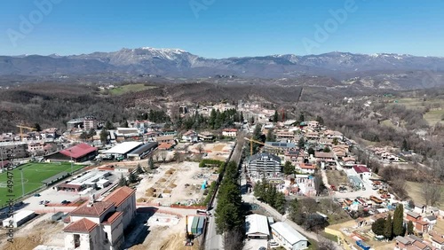Amatrice, i resti del centro storico a 6 anni dal terremoto.
Vista aerea delle macerie di Amatrice nel 2022. photo