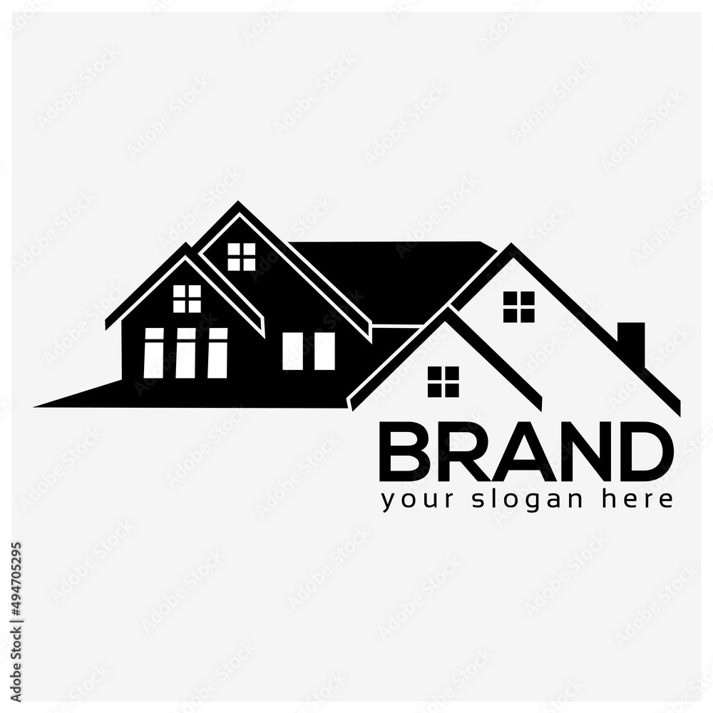 House logo vector. Flat design. Vector Illustration on white background.
House logo vector. Flat design. Vector Illustration on white background.