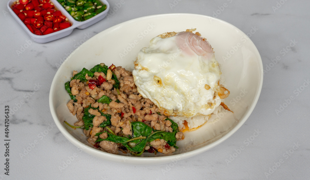 Mixed Thai Pork, Chicken and Seafood Dishes Mixed Thai Pork, Chicken and Seafood Dishes
