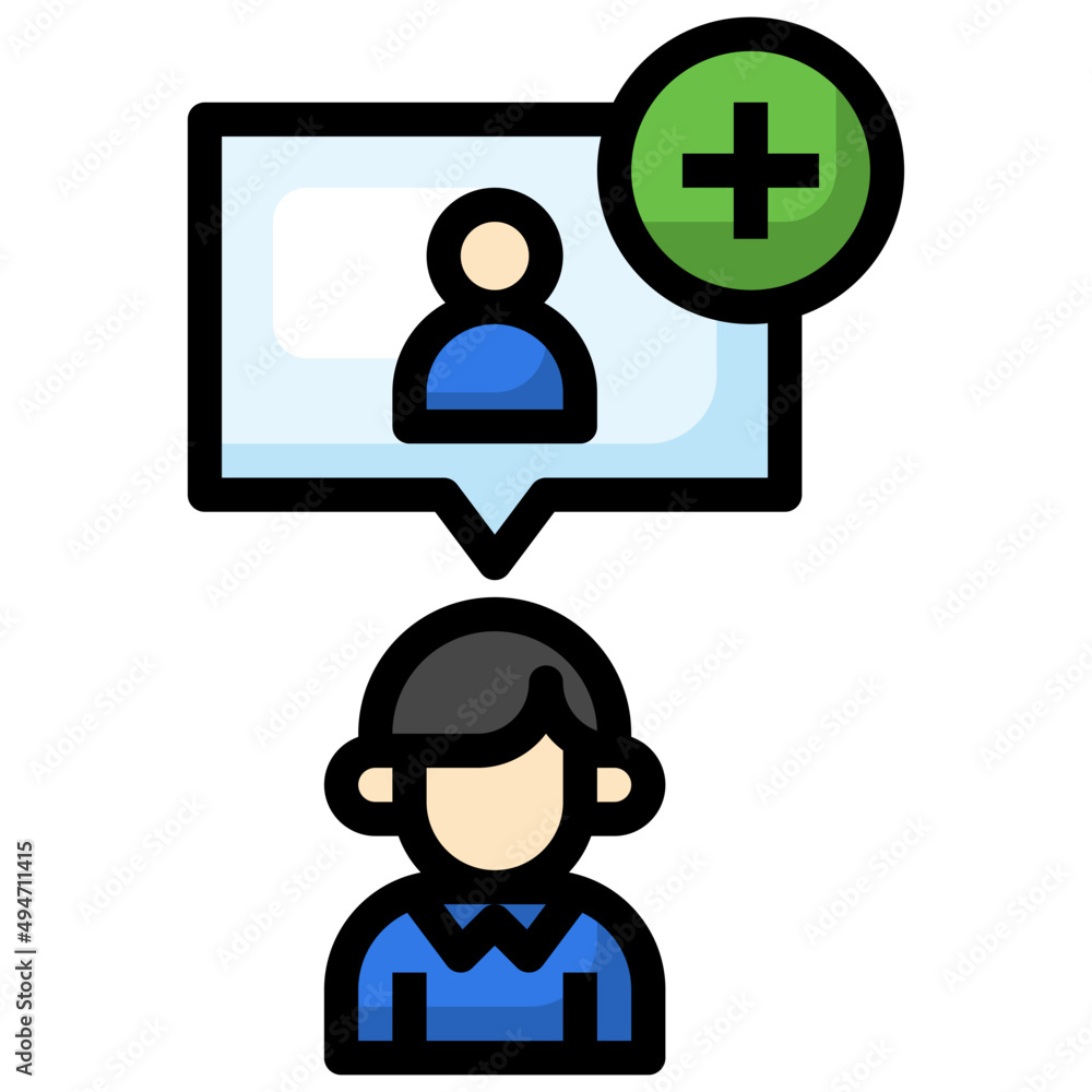 ADD USER filled outline icon,linear,outline,graphic,illustration ADD USER filled outline icon,linear,outline,graphic,illustration