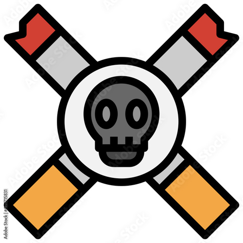 DEATH filled outline icon,linear,outline,graphic,illustration