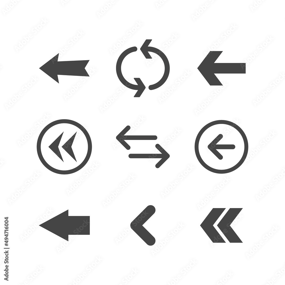 Arrow icons set. Vector Arrows collection. Arrow icons set. Vector Arrows collection.