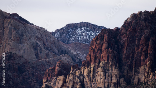 Mountains from Red Rock Canyon Nevada © Allen Penton