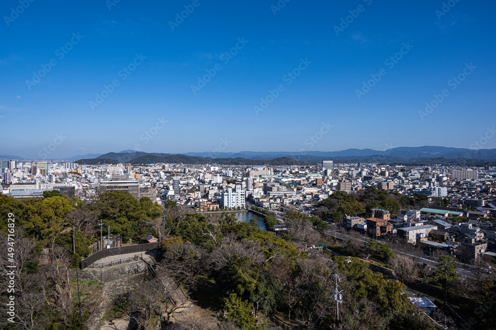 和歌山城 - 天守閣からの眺望
