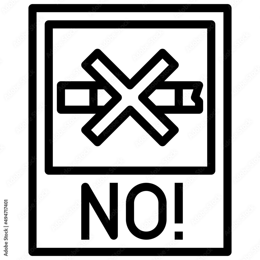 Obraz premium BROCHURE line icon,linear,outline,graphic,illustration