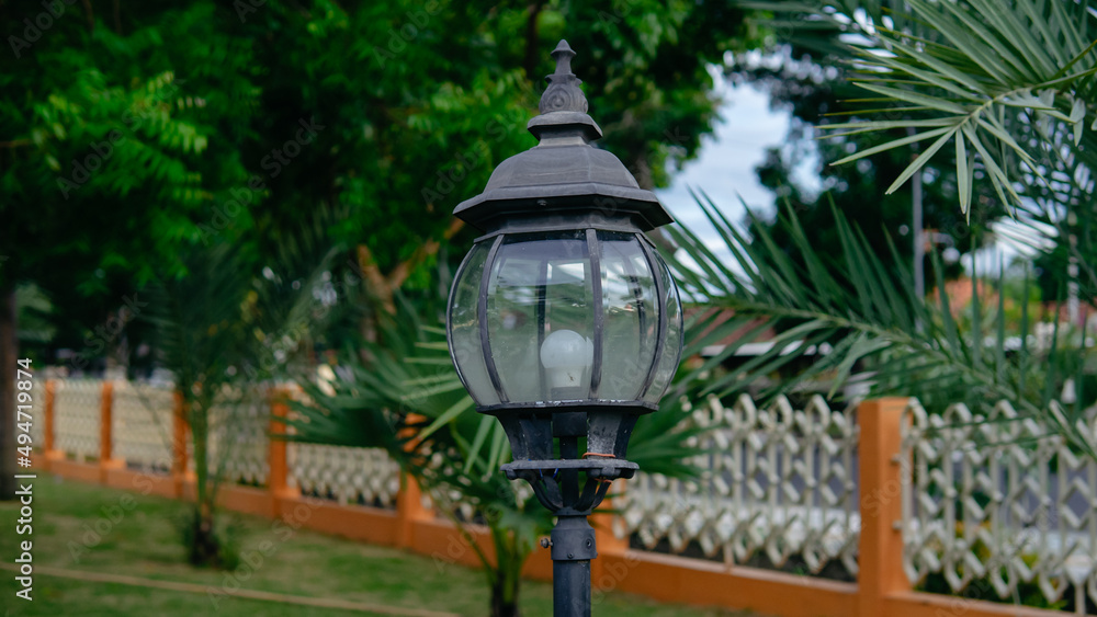 lantern in the park