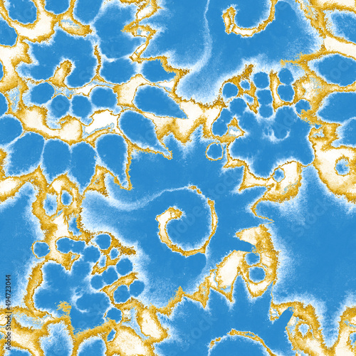 Pastel wet paint seamless pattern. Watercolor