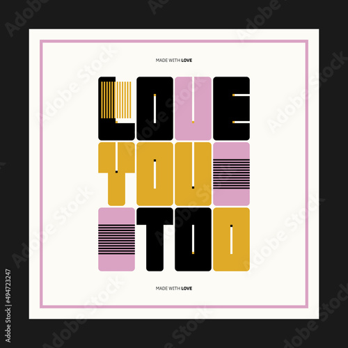 Abstract art social media for an art exhibition. Vector template with primitive shapes elements, modern hipster style. Instagram post template