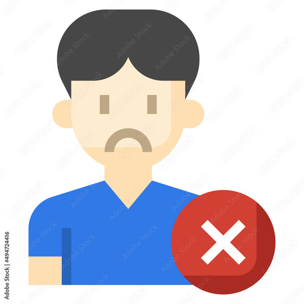 UNFOLLOW flat icon,linear,outline,graphic,illustration UNFOLLOW flat icon,linear,outline,graphic,illustration
