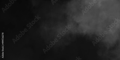 Abstract smoke steam moves on a black background . The concept of aromatherapy. Isolated white fog on the black background, smoky effect for photos and artworks. Beautiful grey watercolor grunge. 