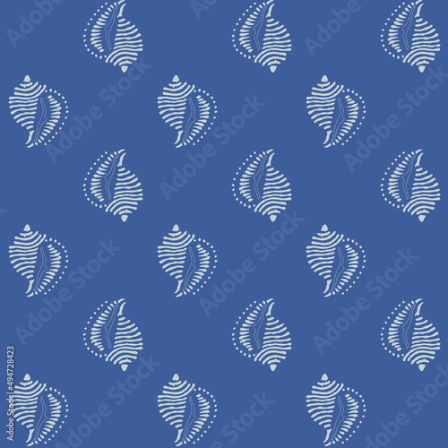 SEA SHELL SEAMLESS PATTERN IN VECTOR FILE