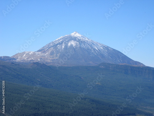 Spectacular view of Mount Teide in the Canary Islands, Spain