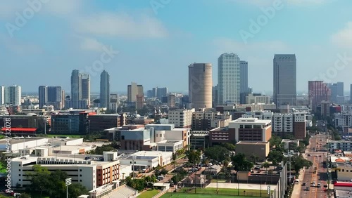 A beautiful day in downtown Tampa Florida photo