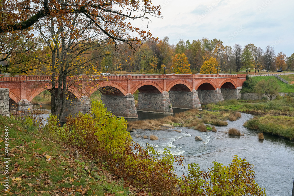 Fototapeta premium Town Kuldiga, Latvia