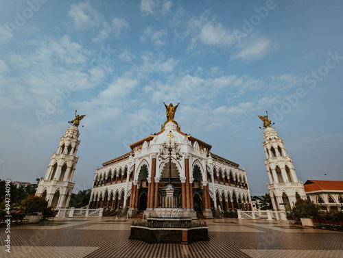 A famous cathedral in Kochi, Kerala in India is called Edapally Pally  photo