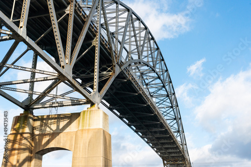 The Bourne Bridge over The Cape Cod Canal