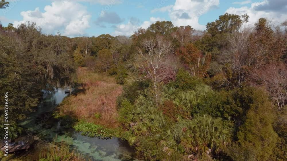 A serene view of Rocks Springs Run at Kings Landing in Florida A serene view of Rocks Springs Run at Kings Landing in Florida