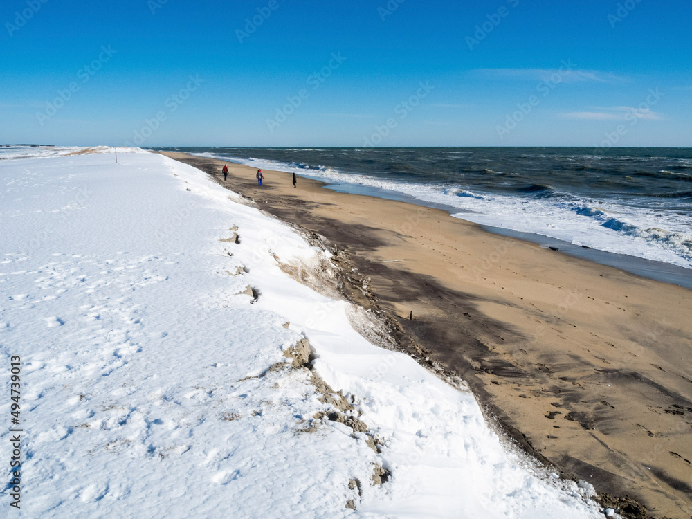 beach in the winter beach in the winter