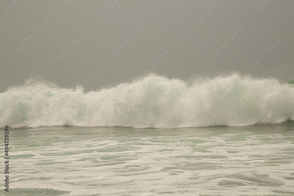 Indian Ocean in Sri Lanka  before the rain